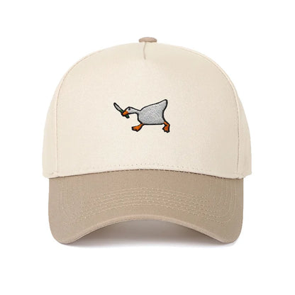 Big Goose Embroidered Colorblock Baseball Cap