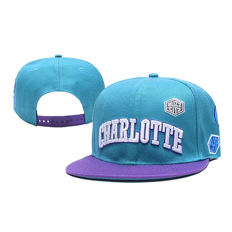 Adjustable Flat Brim Hip-Hop Basketball Snapback Cap