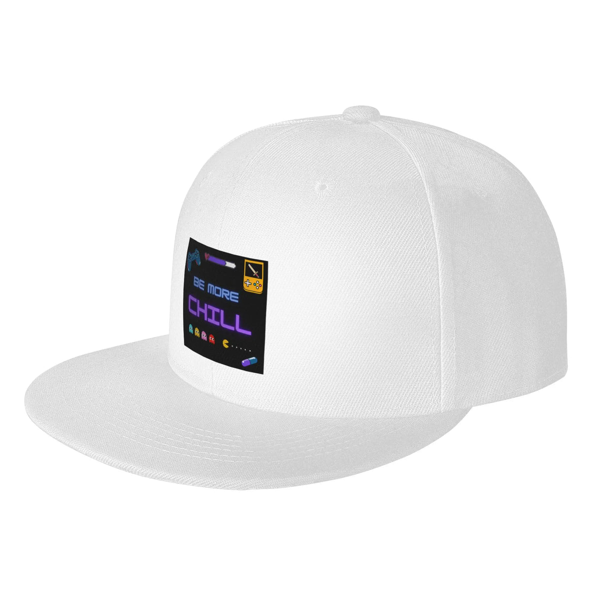 Be More Chill Retro Games Logo Snapback Cap