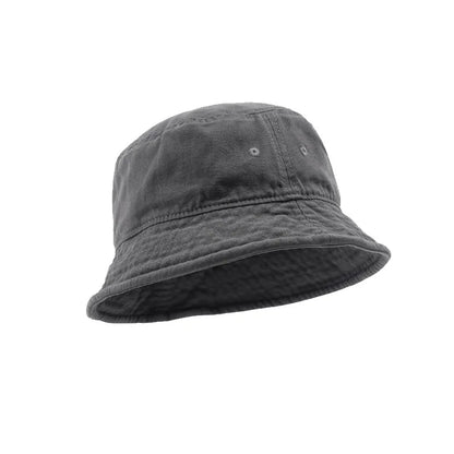 Washed Cotton Short Brim Bucket Hat