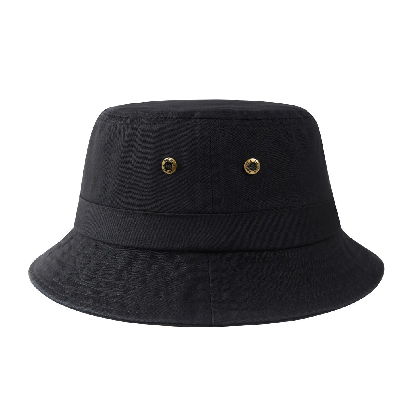 Cotton Twill Bucket Hats Unisex Short Brim Outdoor