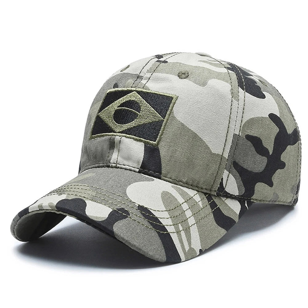 New Baseball Cap Men Summer Brazil Flag Sun Protection Snapback Cap