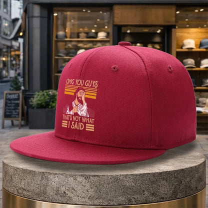 Funny Jesus OMG You Guys That's Not What I Said Snapback Cap