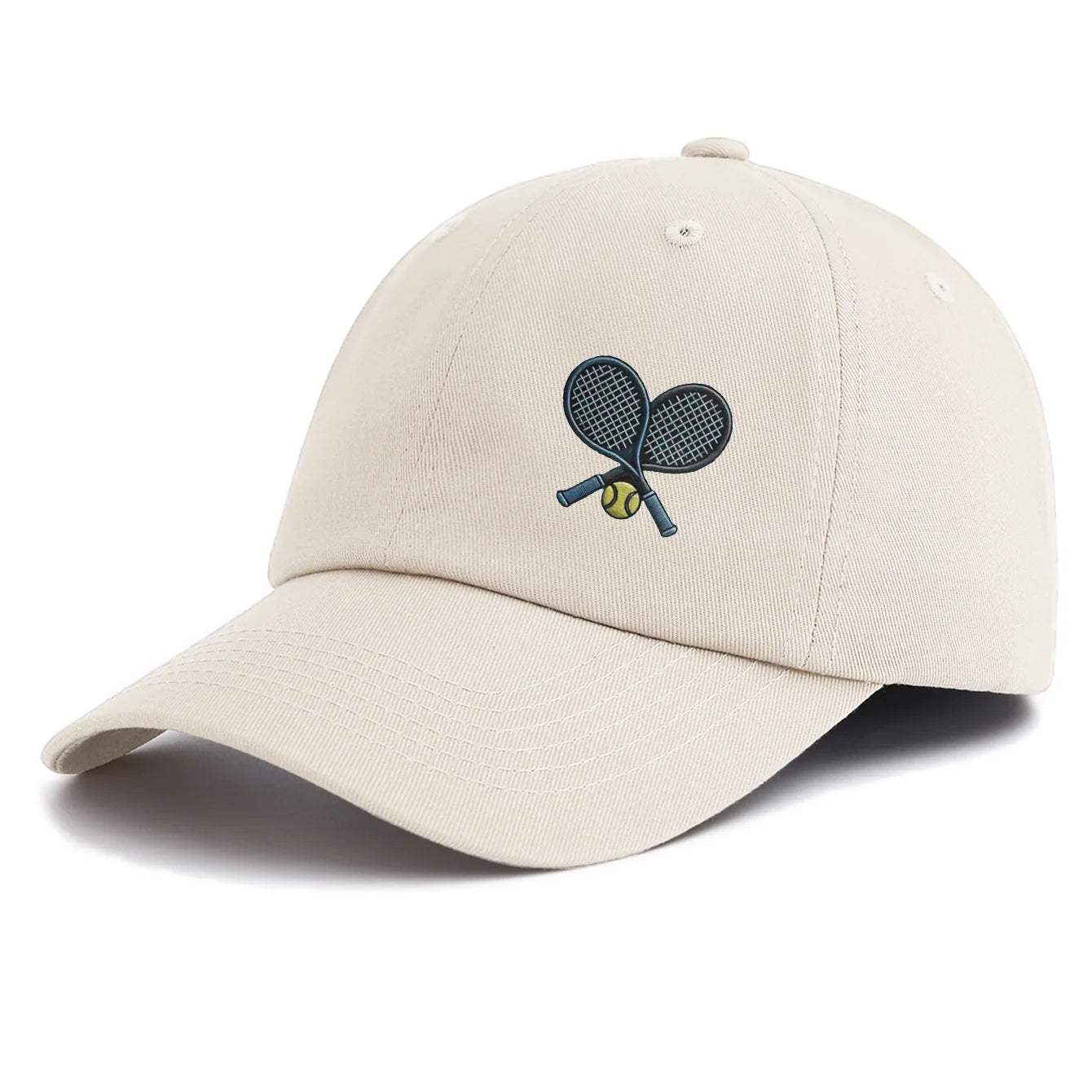 1pc Tennis Print Baseball Cap For Adults