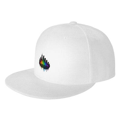 Color Drip City Fashion Snapback Cap