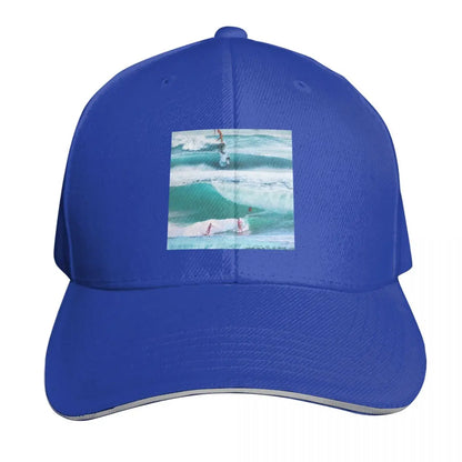 Happiness Comes In Waves Cotton Twill Baseball Cap