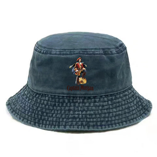 Captain Morgan Bob Bucket Hat Distressed Hats Cap