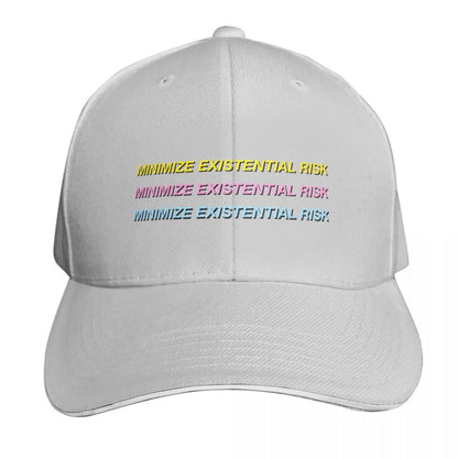 Bostrom Minimize Existential Risk Cotton Twill Baseball Cap
