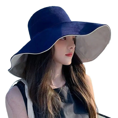 Spring Summer Double Sided Bucket Hat Big