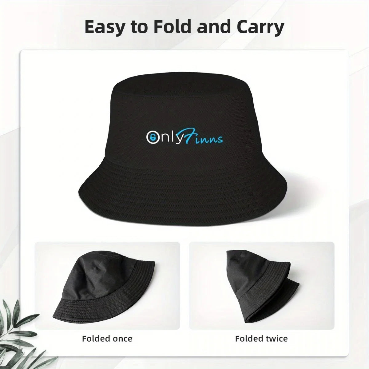 New Only Finns Bucket Hat Birthday Bobble Hat Mens Hat Women's