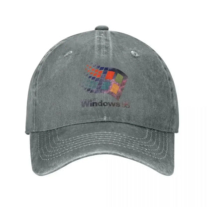 Windows 95 Galaxy Vintage Washed Baseball Cap