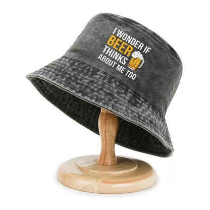 Beer Style Classic Bucket Hat Foldable Beach Cap