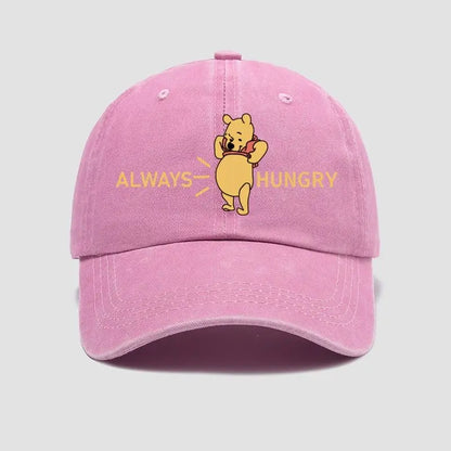 Cute Pooh Bear Adjustable Baseball Cap