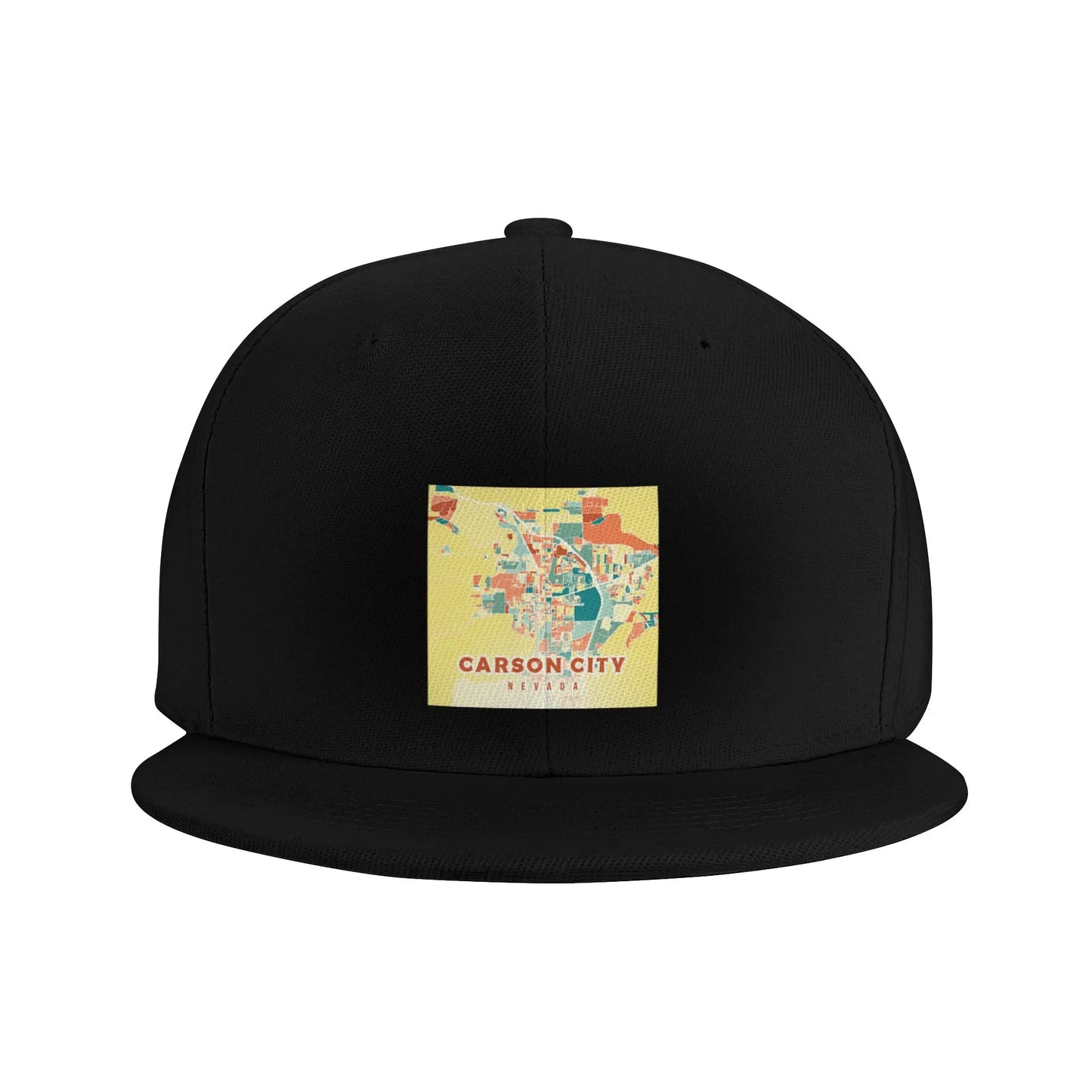 Carson City Nevada Map Snapback Cap