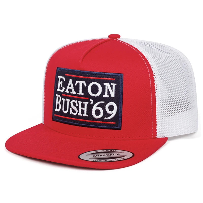 Eaton Bush 69 Embroidered Mesh Snapback Cap