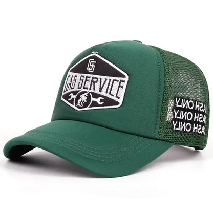 Fashionable Embroidered Baseball Hat Five Star Color Blocked Mesh Breathable Summer Duck Tongue Hat Versatile Sunshade Truck Hat