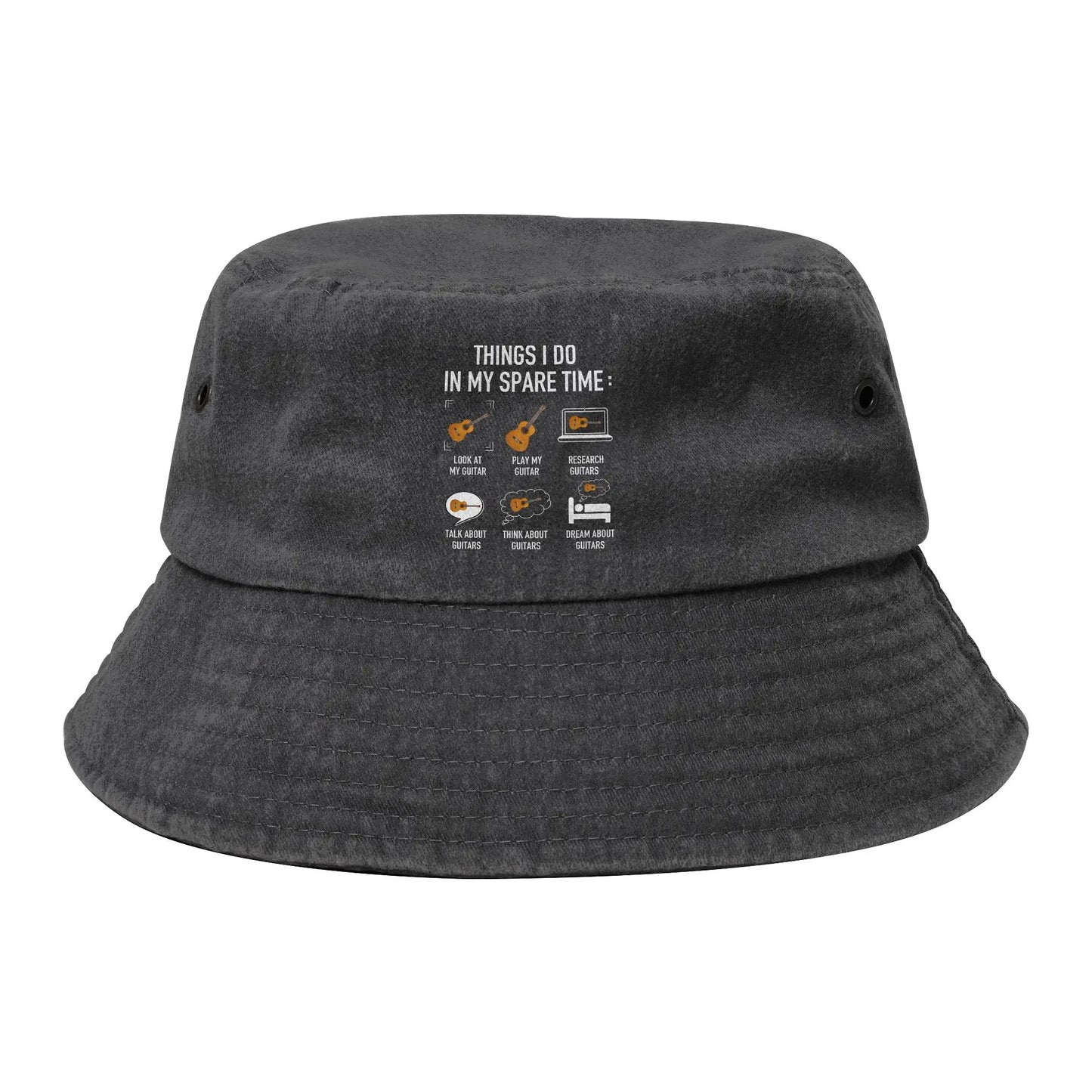 Things I Do In My Spare Time Funny Soccer Bucket Hats