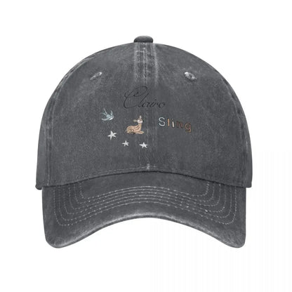 Clairo Singer Distressed Washed Baseball Cap Hat