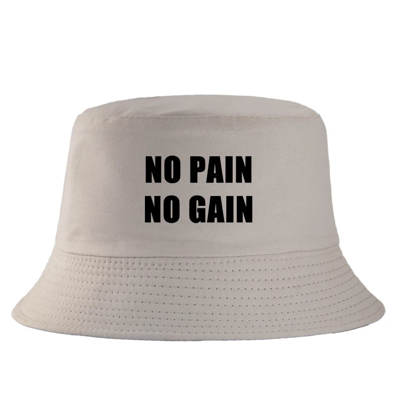 No Pain No Gain Sports Gym Bucket Hat