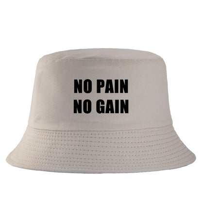 No Pain No Gain Sports Gym Bucket Hat