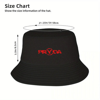 Eric Prydz Red Pryda Logo Essential Bucket Hat