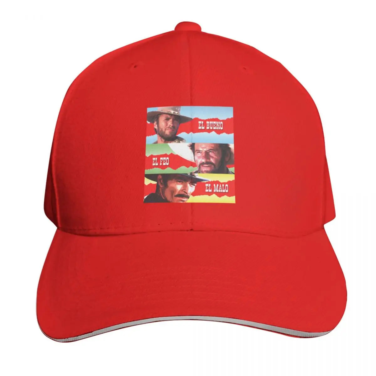 The Good Bad Ugly Faces Graphic Baseball Cap