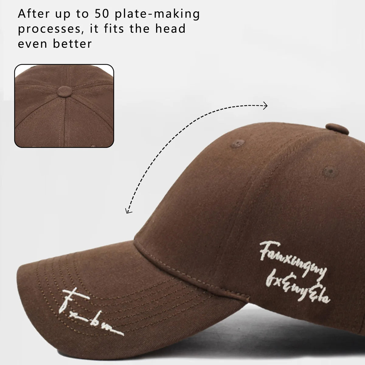 Deep Top Large Brim Baseball Cap For Women And Men