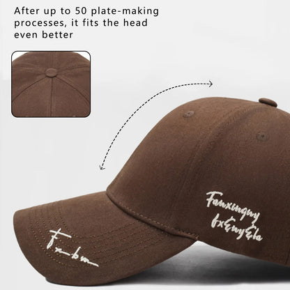 Deep Top Large Brim Baseball Cap For Women And Men