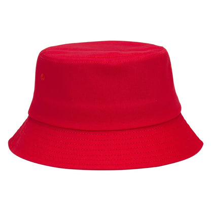 Solid Color Cotton Summer Bucket Hat