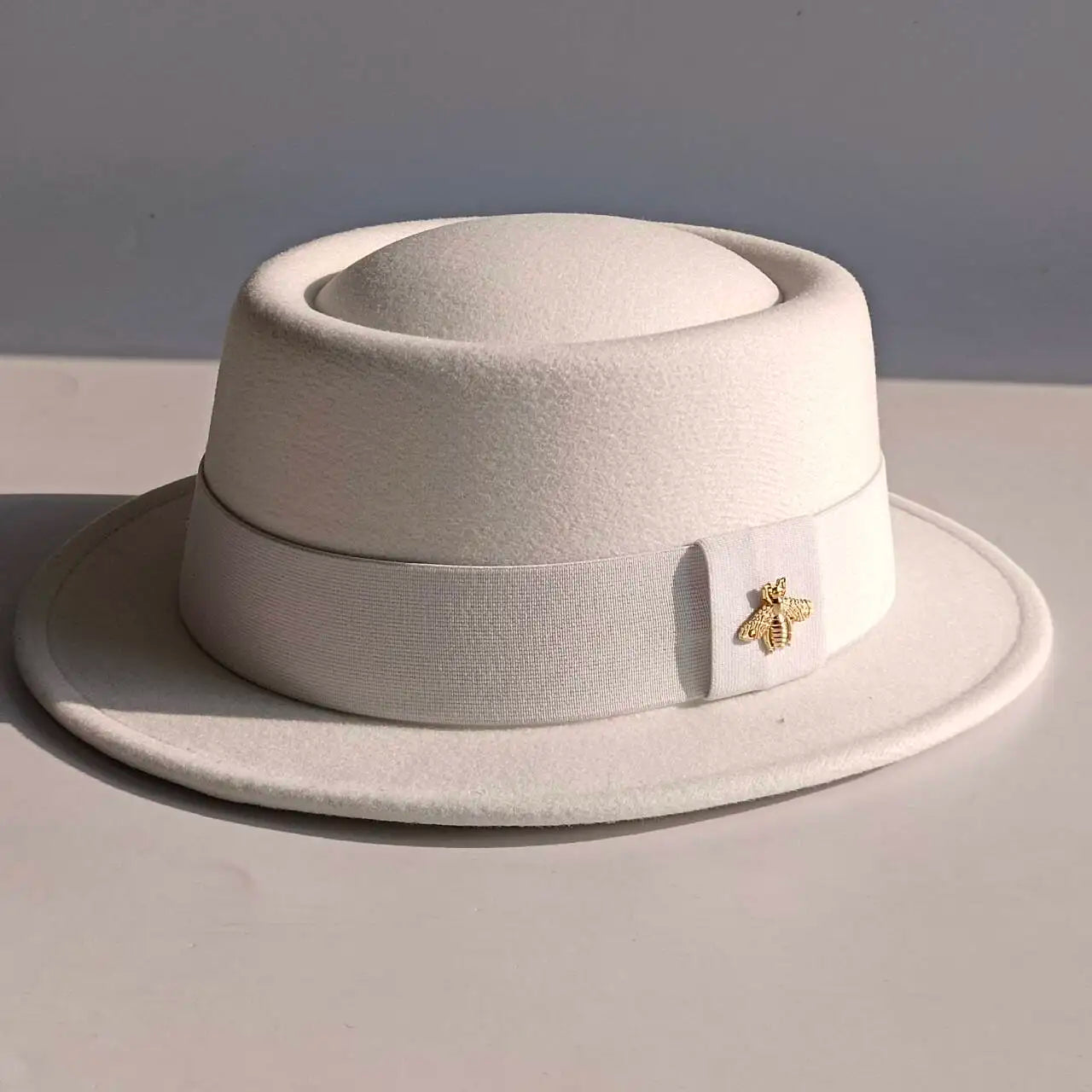 Pork Pie Hat 4.5cm Wide Brim Fedora Hat Men's Fashion