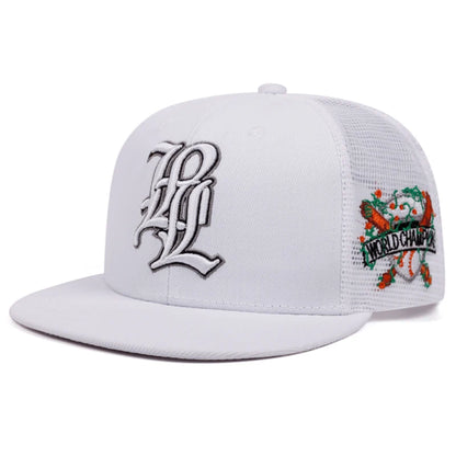 Fashion Letter Embroidered Snapback Cap