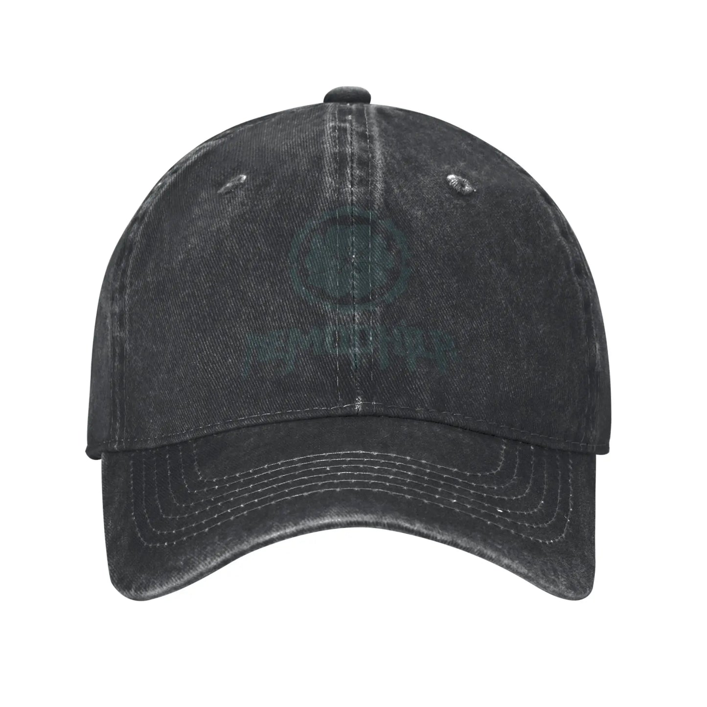 Retro Nemophila Green Logo Baseball Cap