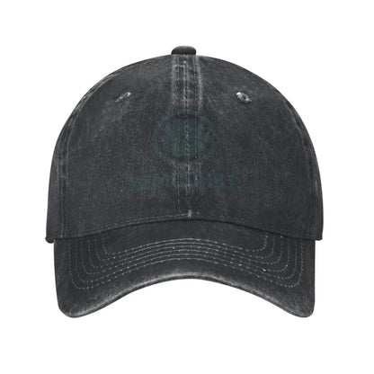 Retro Nemophila Green Logo Baseball Cap