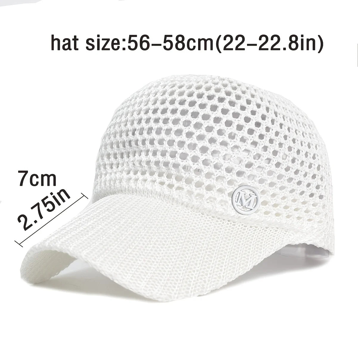 Unisex Hollow Design Mesh Baseball Cap