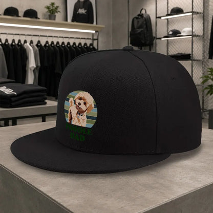 New Poodle Print Unisex All Match Cap