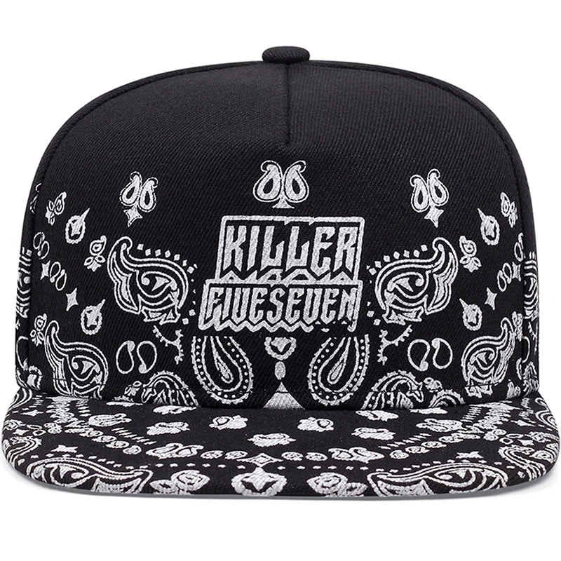 West Coast Floral Hip Hop Snapback Cap