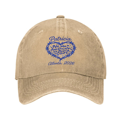K-Karoled NMADST New Album Distressed Denim Baseball Cap