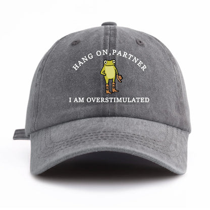 Cowboy Frog Meme Baseball Cap