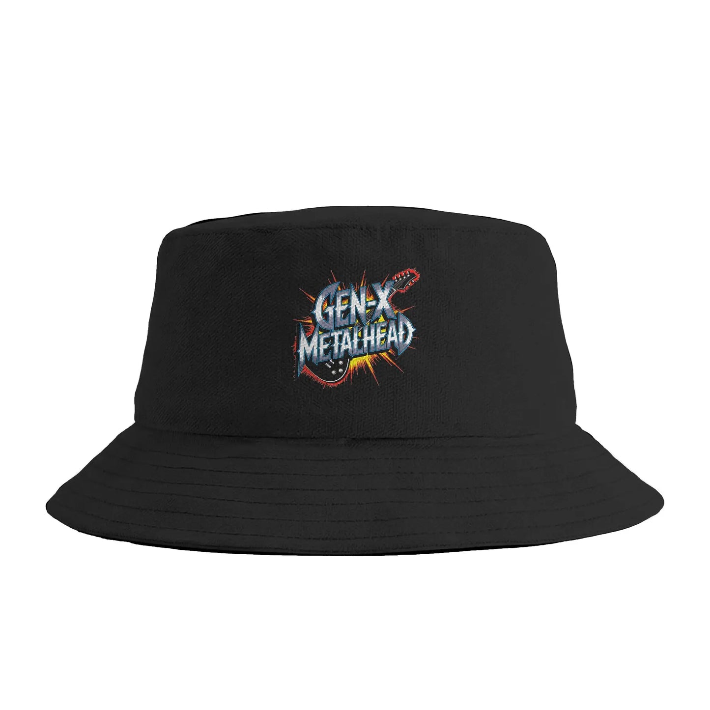 Gen X Metalhead 80s Heavy Metal Music Lovers Bucket Hat
