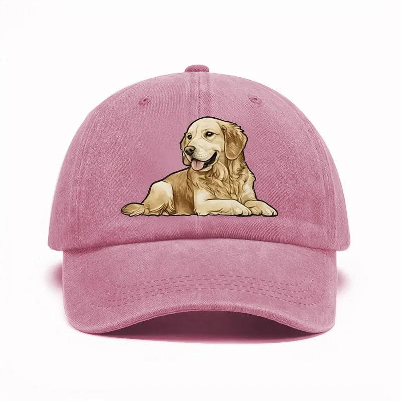 Golden Retriever Travel Baseball Cap