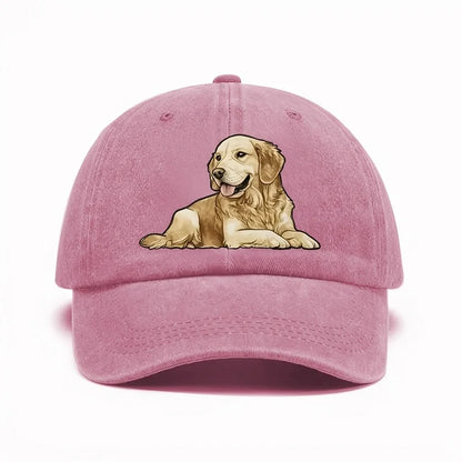 Golden Retriever Travel Baseball Cap