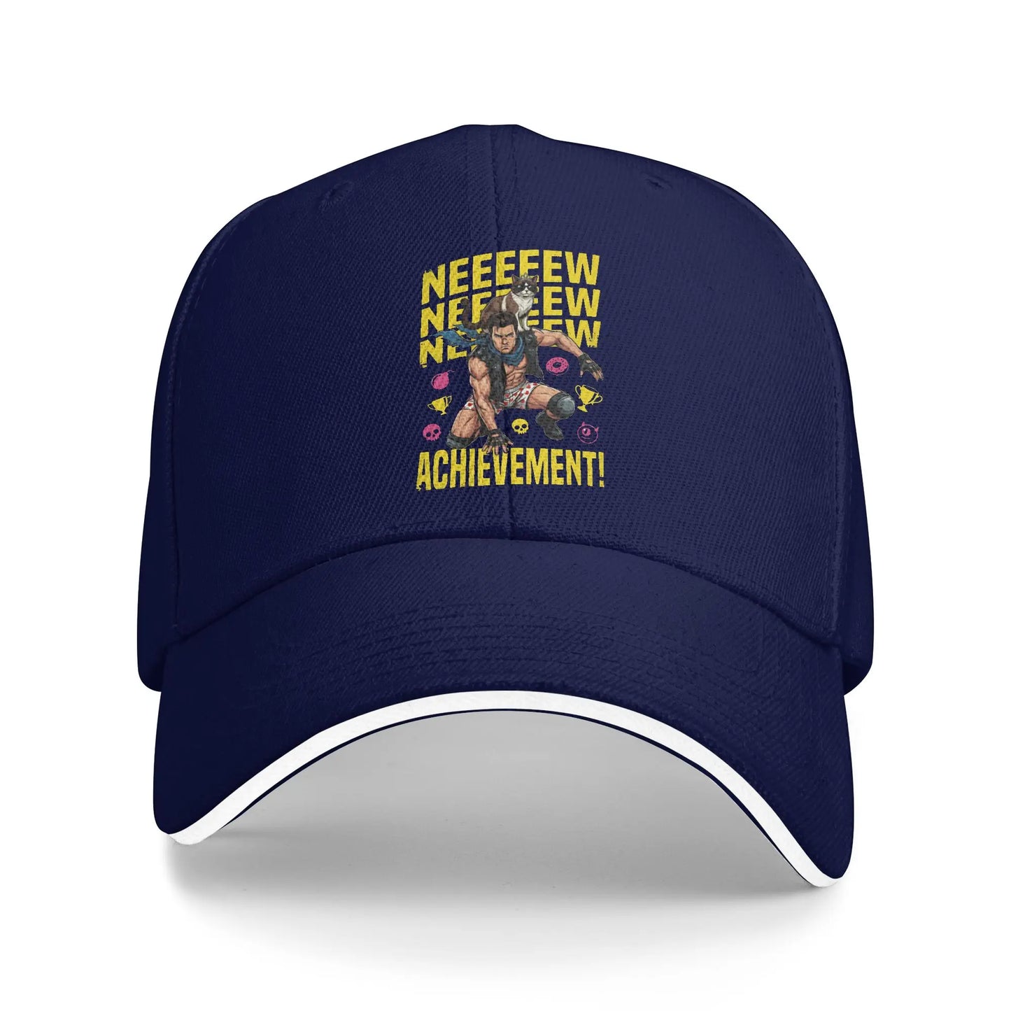 New Achievement Donut And Carl Dungeon Crawler Baseball Cap