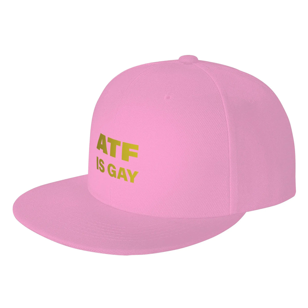 ATF Is Gay Bold Statement Graphic Snapback Cap