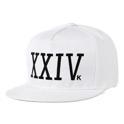 Fashion Letter Prints 24k Magic Gorras K-Pop Cotton Bone Rapper