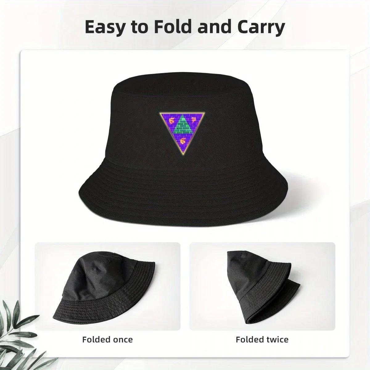 667 Corleone Freeze Pyramids Logo Bucket Hat