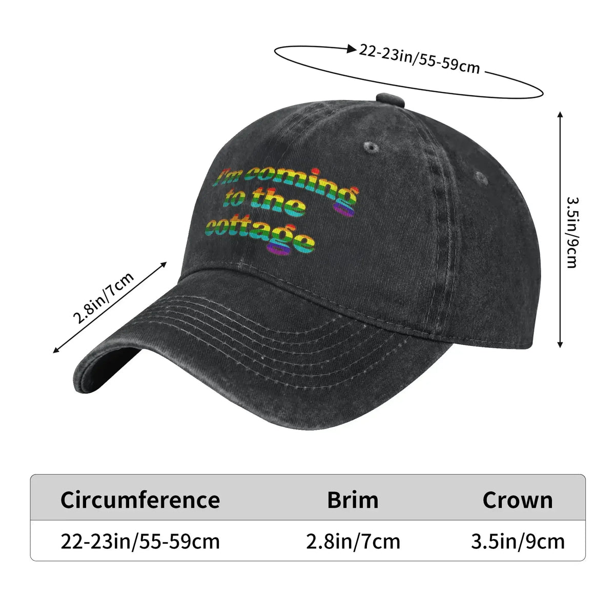 Heated Rivalry I'm Coming To The Cottage Baseball Cap