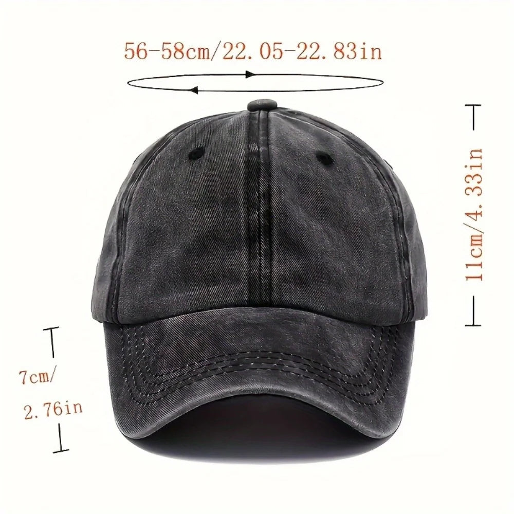 Strawberry Printed Baseball Cap With Adjustable Sunshade