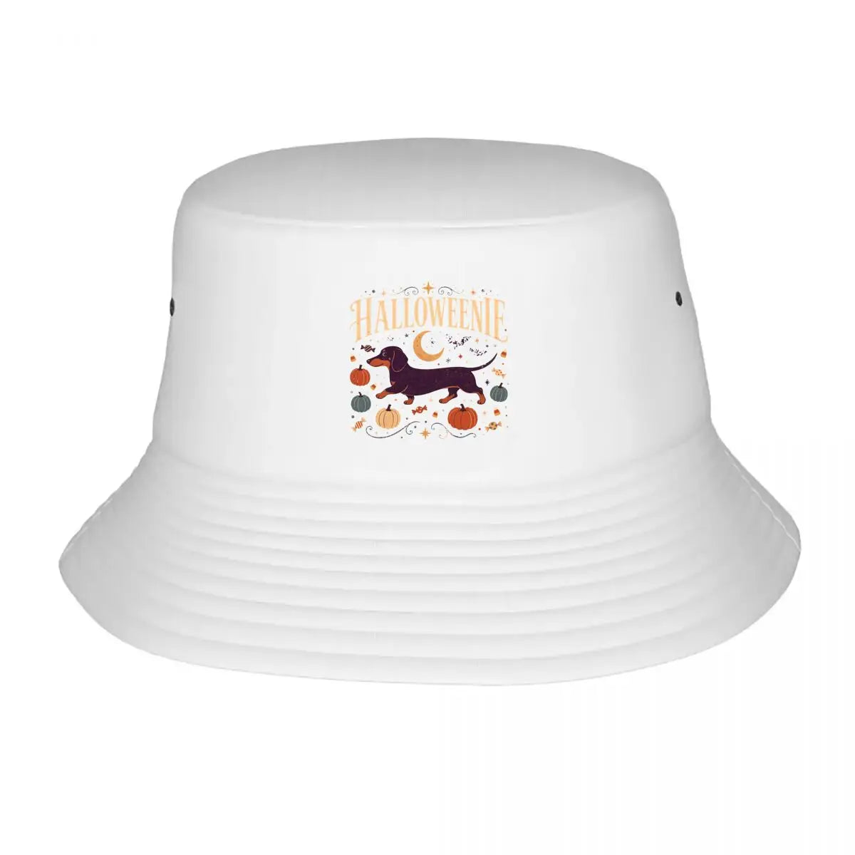 Vintage Halloween Dachshund Bucket Hat
