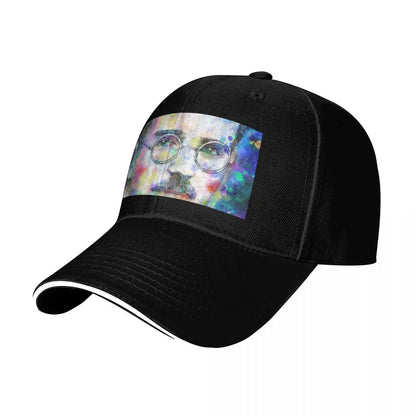 Walter Benjamin Watercolor Portrait Cotton Twill Baseball Cap