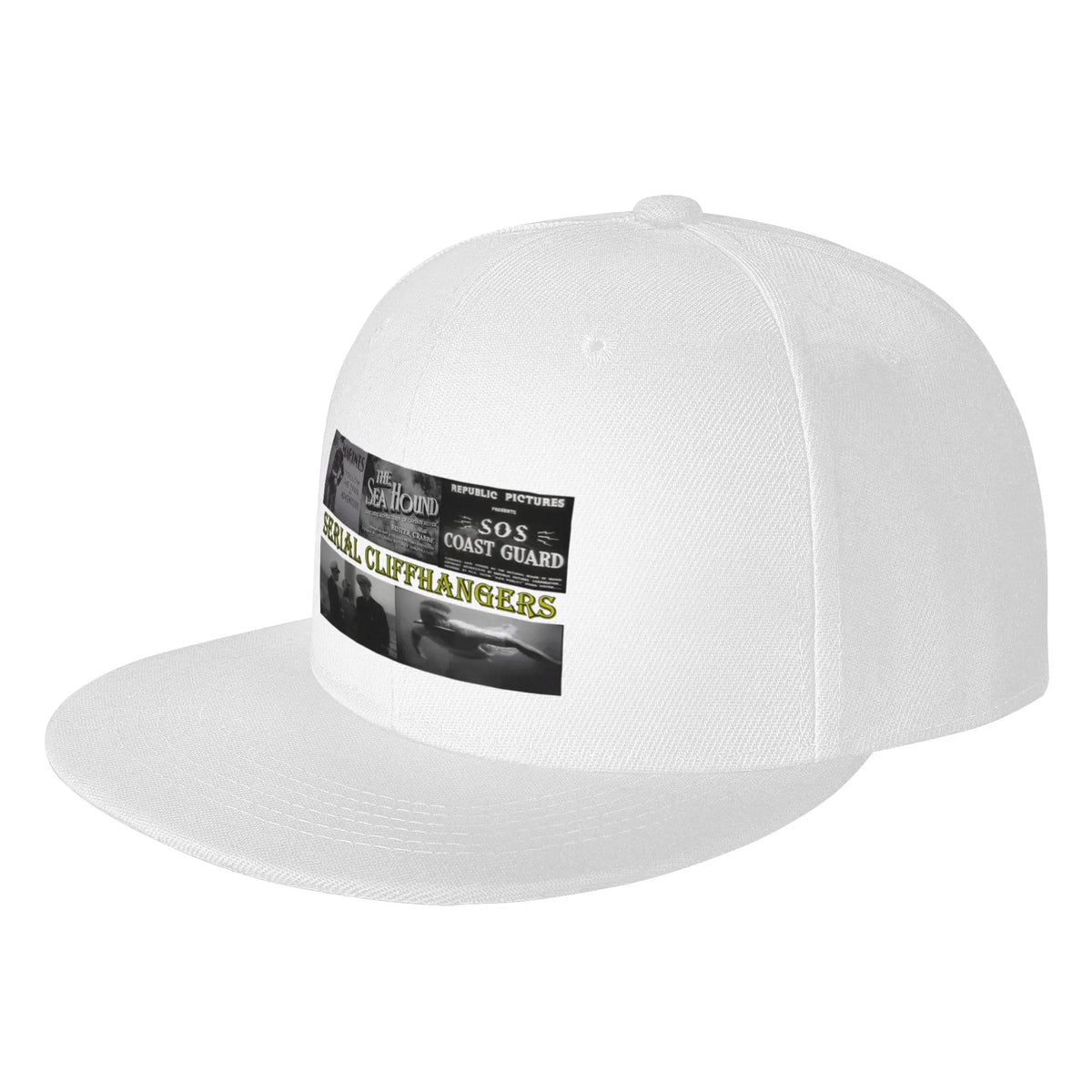Serial Cliffhangers Flat Brim Vintage Snapback Cap